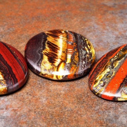 Oval Tiger Cabochons 